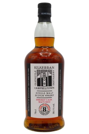 Glengyle Distillery Kilkerran Sherry Cask Matured 8 Year Old Single Malt Scotch Whisky 700ml