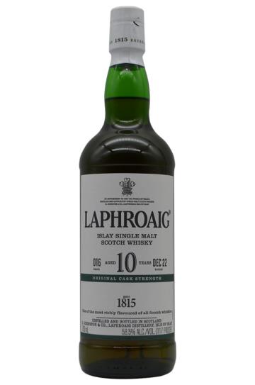 Laphroaig 10 Year Old Original Cask Strength Single Malt Scotch Whisky