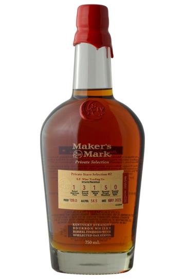 Maker's Mark Cask Strength SFWTC Private Barrel Stave Selection #2 Kentucky Straight Bourbon Whiskey