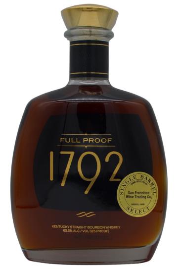 Barton 1792 Full Proof SFWTC Private Barrel Straight Bourbon Whiskey