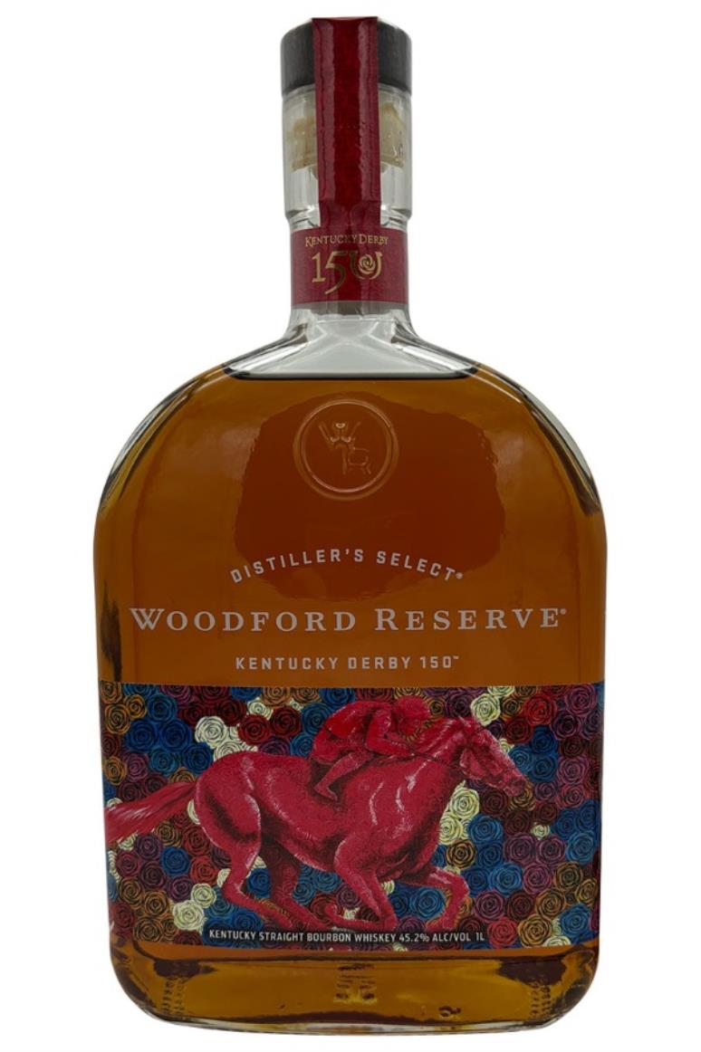 Woodford Reserve 150th Kentucky Derby 2024 Edition Straight Bourbon Whiskey 1L