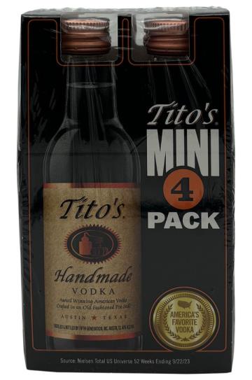 Tito's Handmade Vodka 50ml 4-Pack