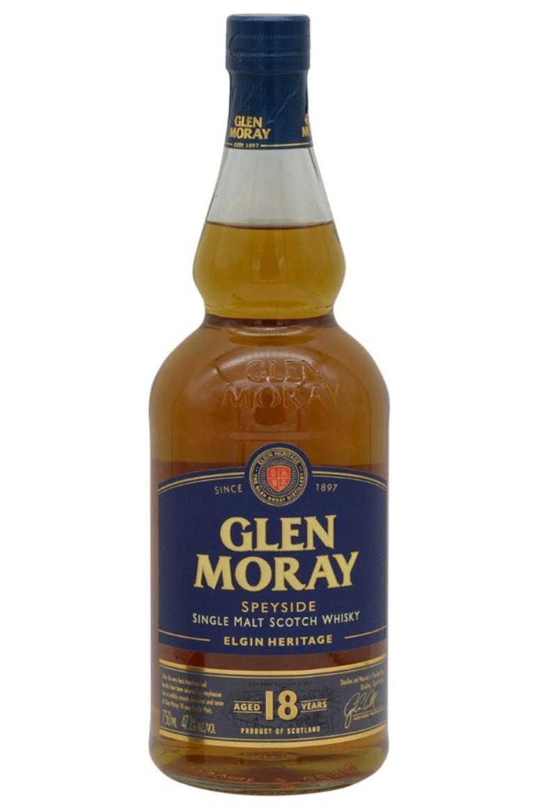 Glen Moray Elgin Heritage 18 Year Old Single Malt Scotch Whisky