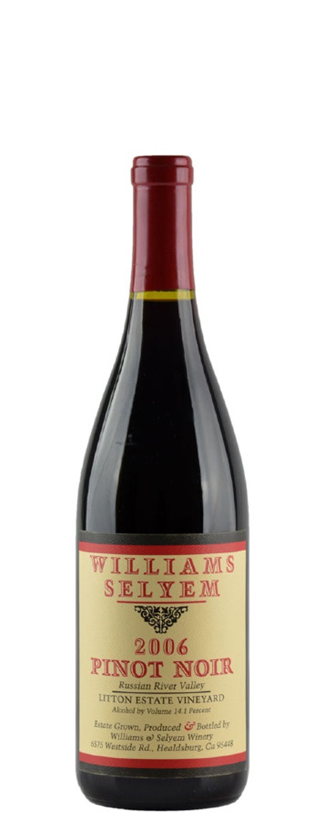 2006 Williams Selyem Pinot Noir Litton Estate Vineyard
