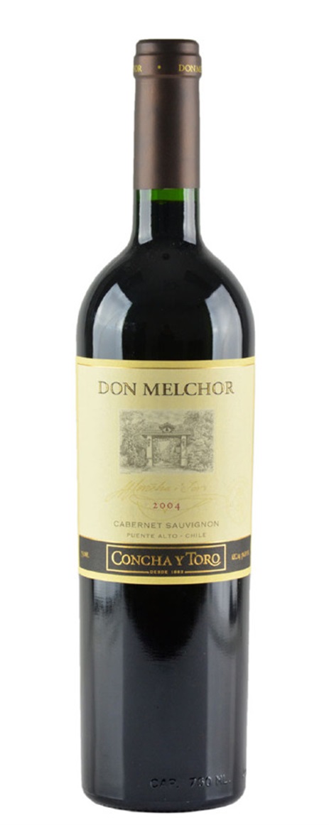 2004 Concha y Toro Don Melchor Cabernet Sauvignon Puente Alto Vineyard