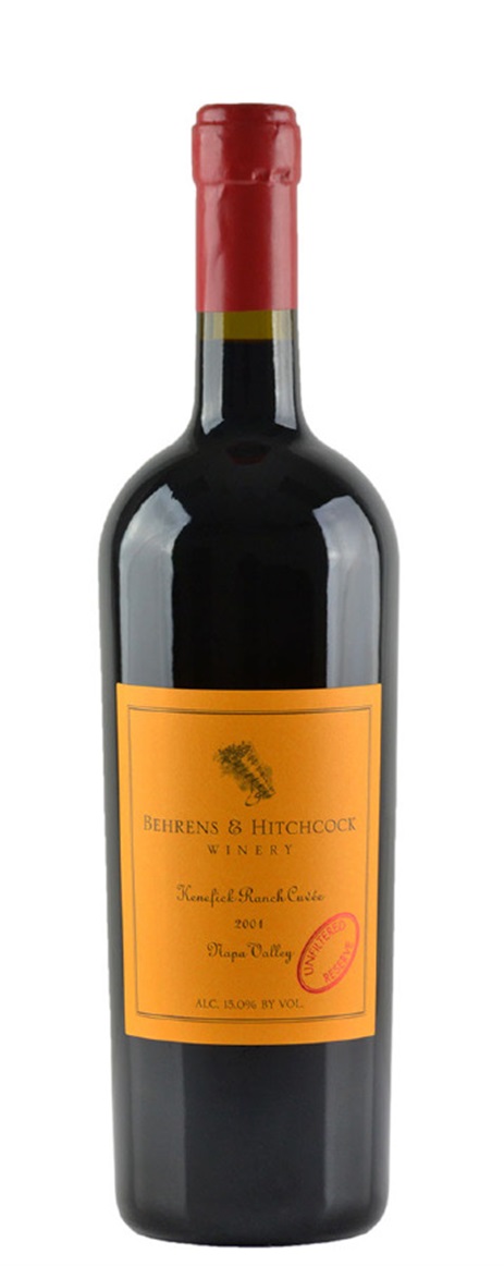 2003 Behrens and Hitchcock Cabernet Sauvignon Kenefick Ranch Cuvee Reserve