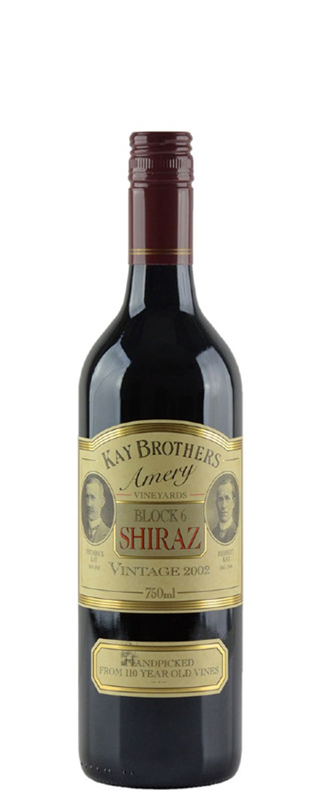 1998 Kay Brothers Shiraz Amery Vineyard Block 6