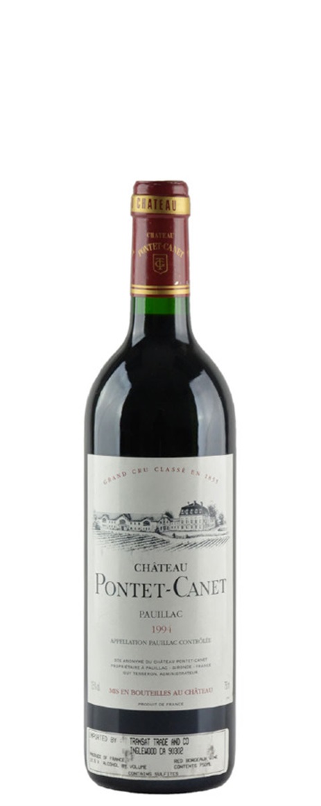 1986 Pontet-Canet Bordeaux Blend