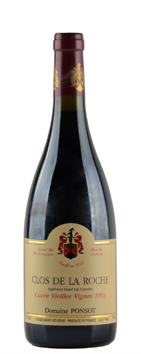 1993 Domaine Ponsot Clos de la Roche Vieilles Vignes