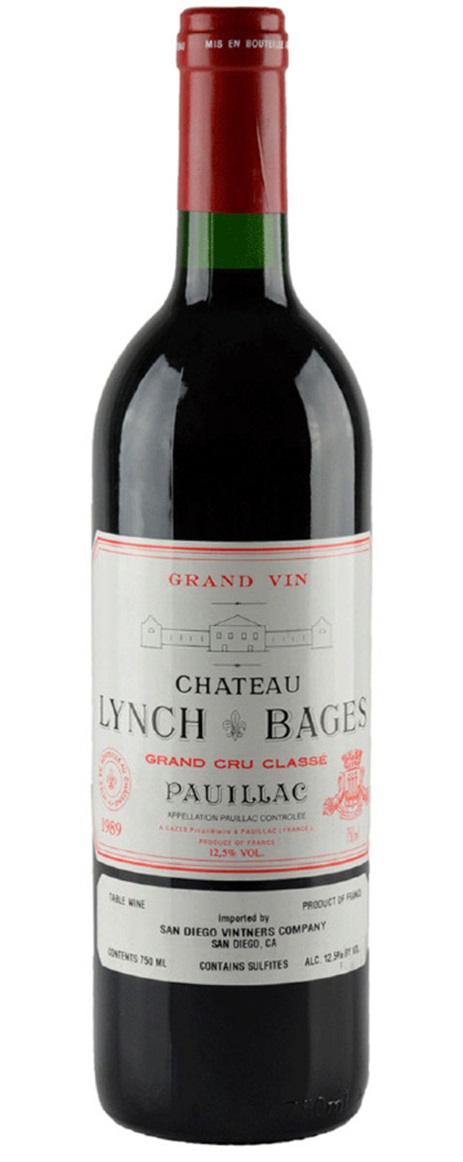 1989 Lynch Bages Bordeaux Blend
