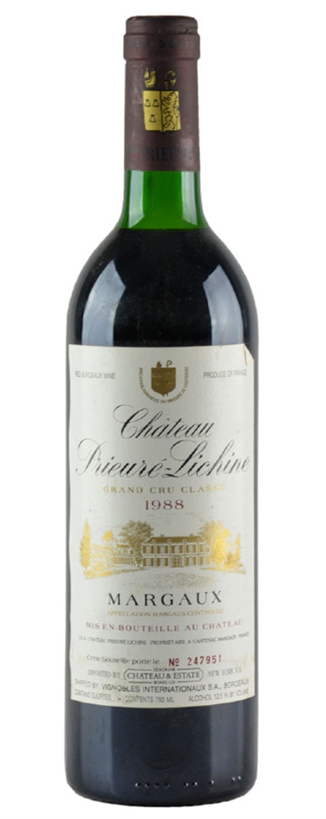 1988 Prieure-Lichine Bordeaux Blend