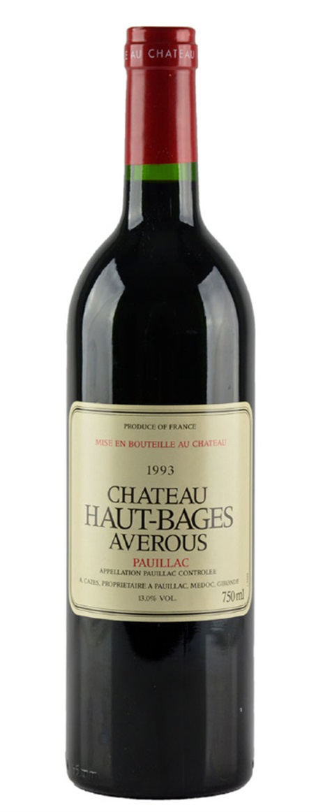 1993 Haut Bages Averous Bordeaux Blend