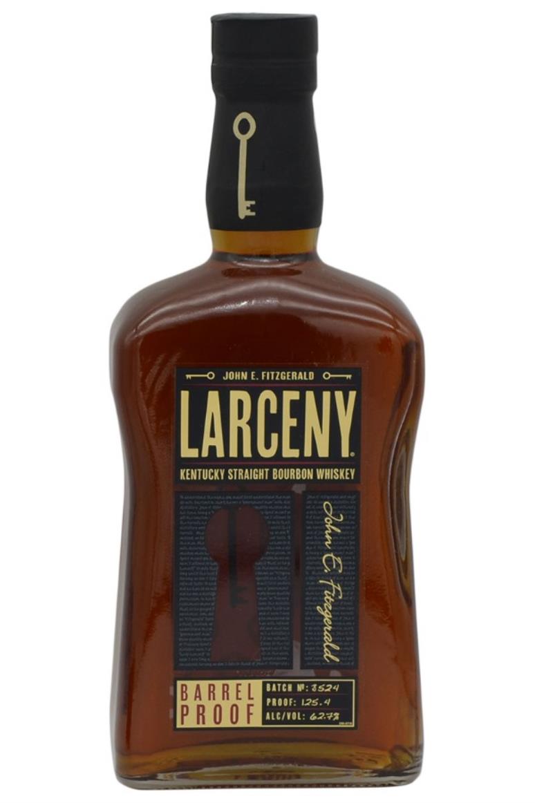 John E. Fitzgerald Larceny B524 Barrel Proof Kentucky Straight Bourbon Whiskey