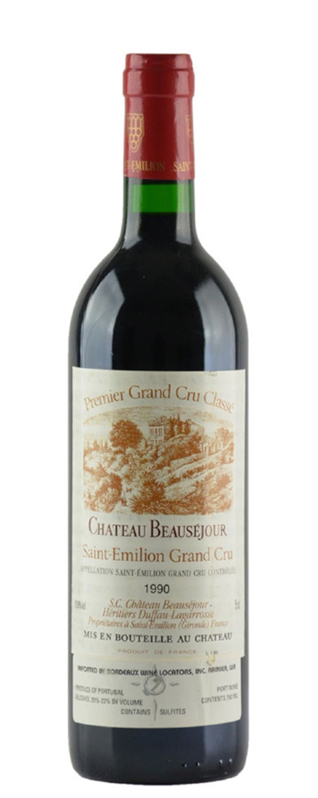 1989 Chateau Beausejour Bordeaux Blend