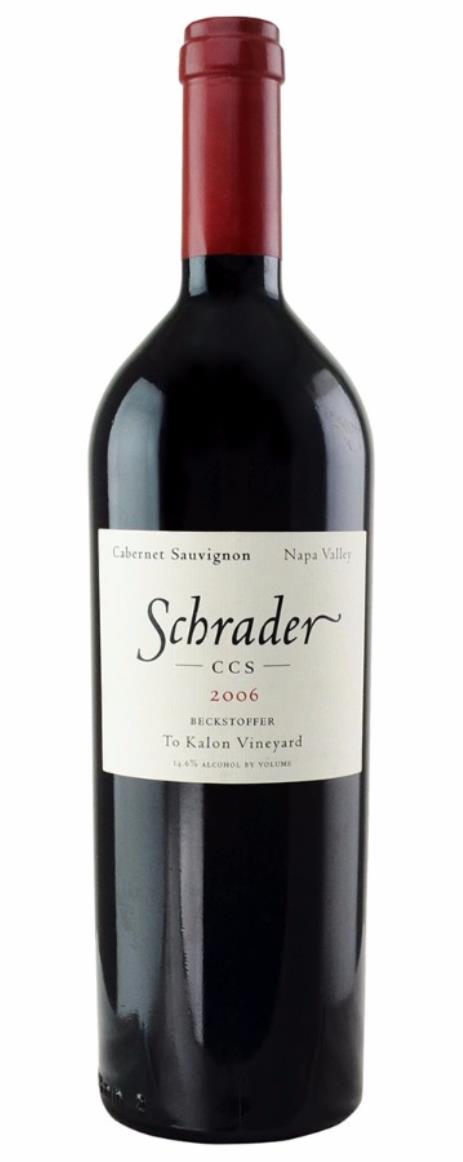 2004 Schrader Cellars Cabernet Sauvignon CCS Beckstoffer To Kalon Vineyard