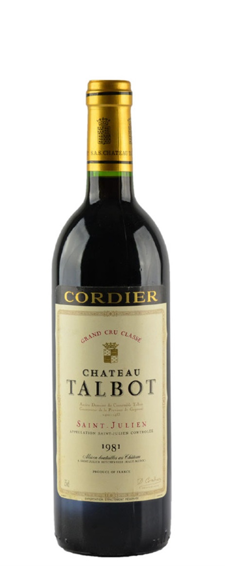1981 Talbot Bordeaux Blend