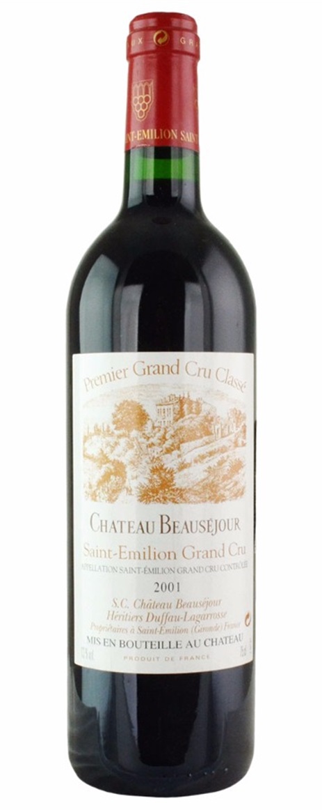 2001 Beausejour (Duffau Lagarrosse) Bordeaux Blend