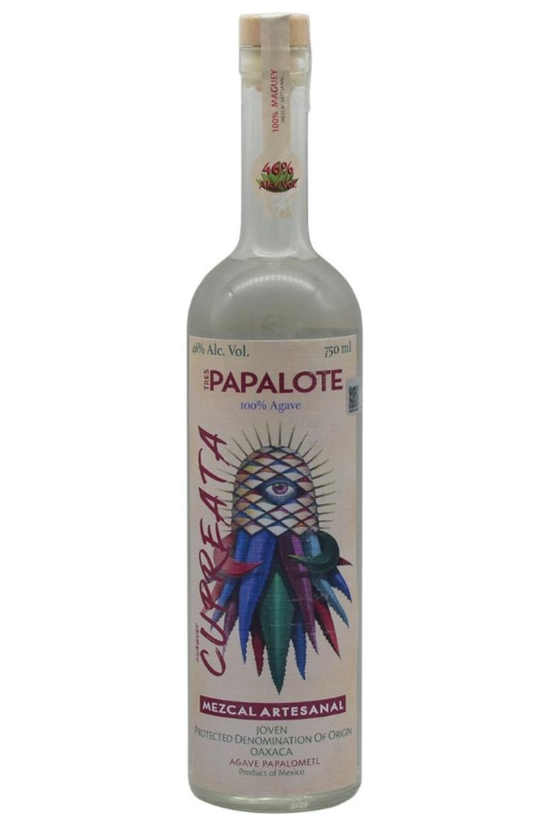 Tres Papalote Wild Cupreata Agave Mezcal Joven