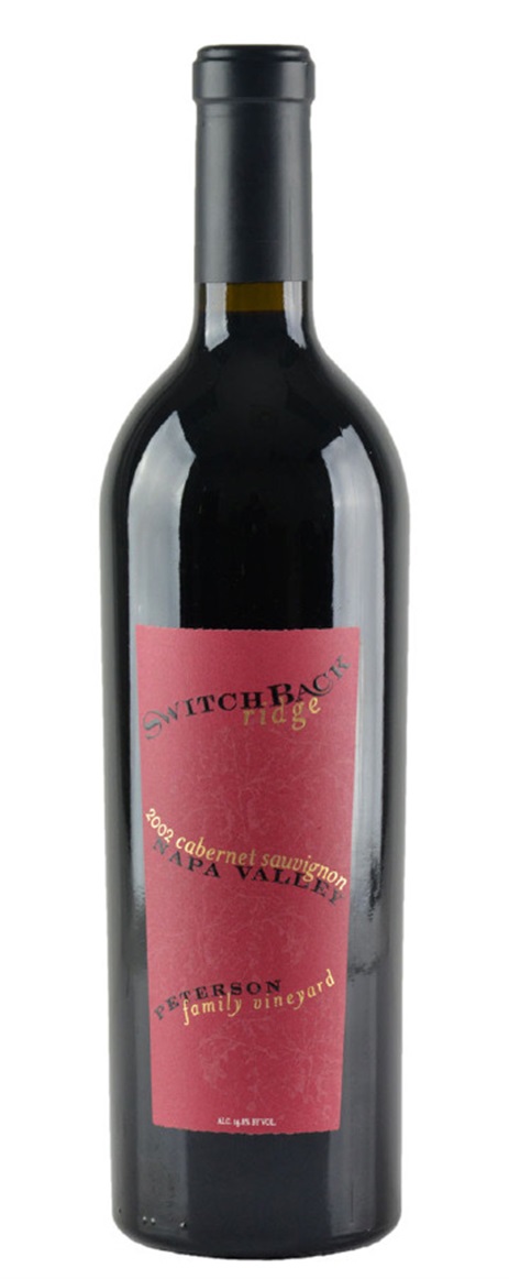 2003 Switchback Ridge Cabernet Sauvignon Peterson Family Vineyard