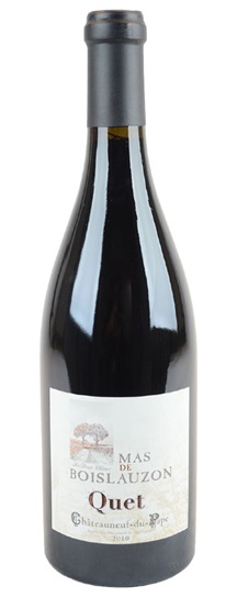 2012 Mas de Boislauzon Chateauneuf du Pape Cuvee du Quet