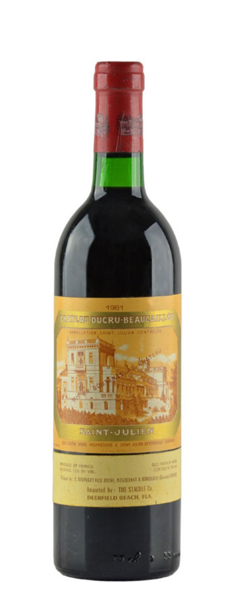 1981 Ducru Beaucaillou Bordeaux Blend