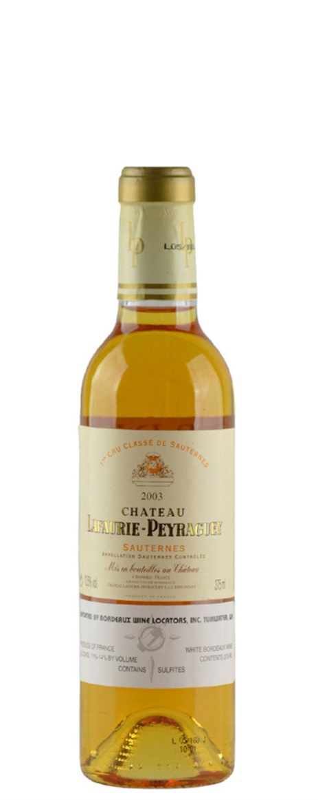2003 Lafaurie-Peyraguey Sauternes Blend