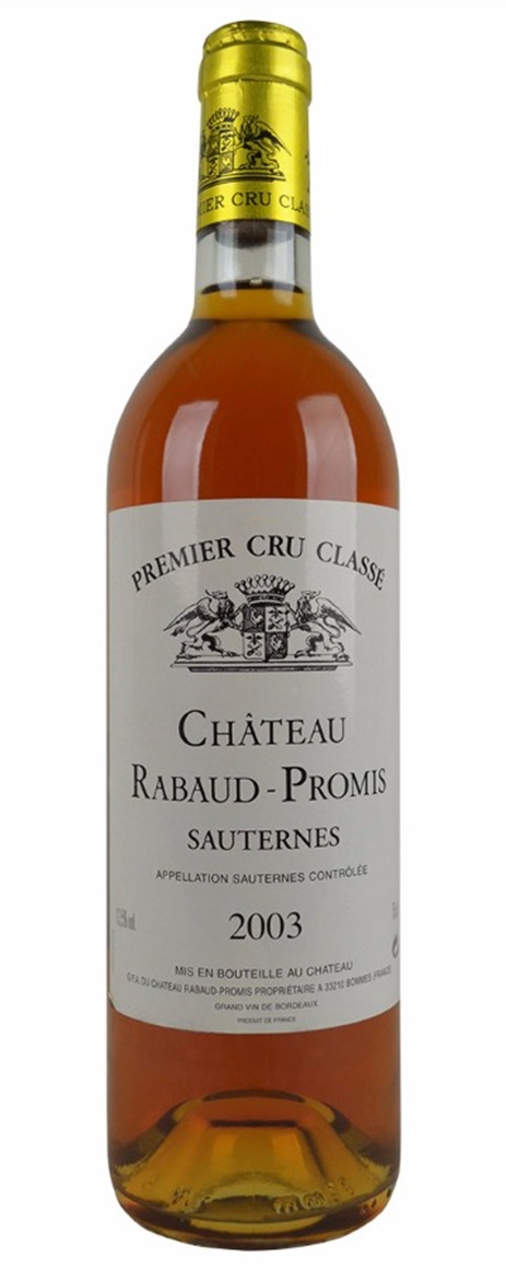 2003 Rabaud-Promis Sauternes Blend