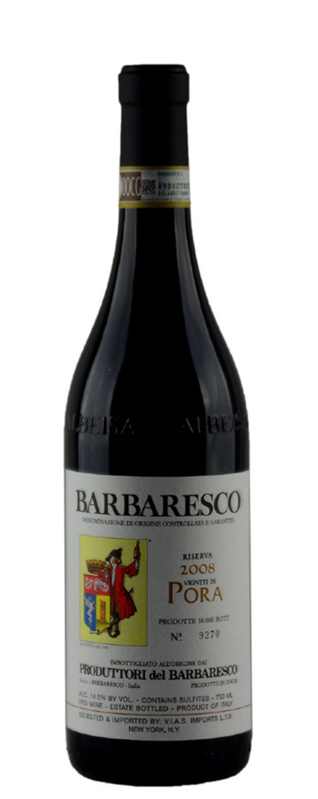 2008 Produttori del Barbaresco Barbaresco Riserva Pora