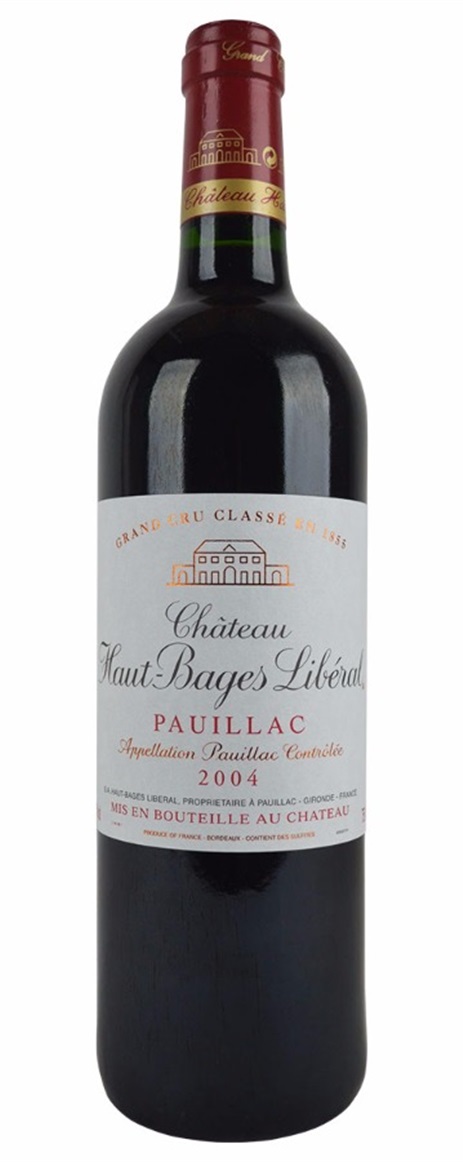 2004 Haut Bages Liberal Bordeaux Blend