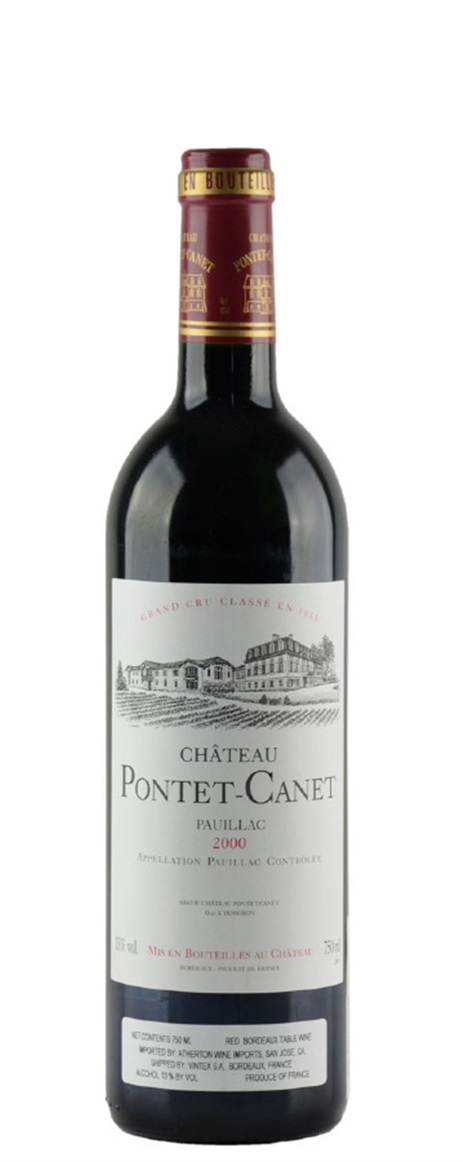2000 Pontet-Canet Bordeaux Blend