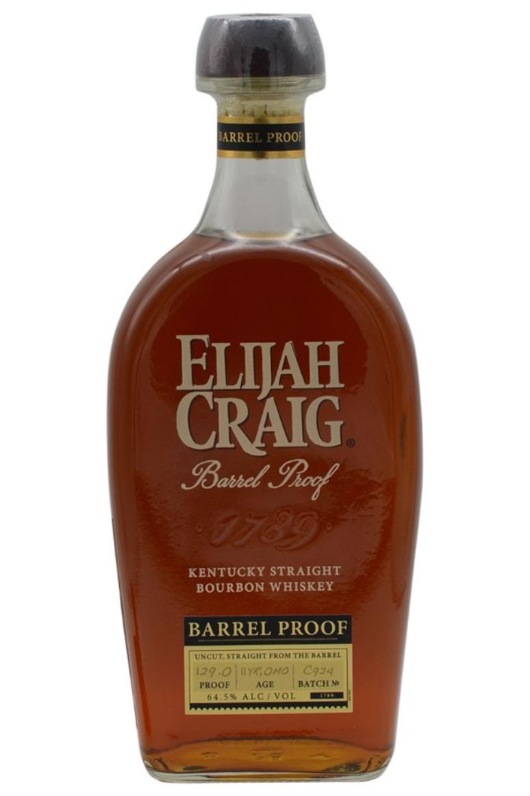 Elijah Craig C924 Small Batch Barrel Proof Kentucky Straight Bourbon Whiskey