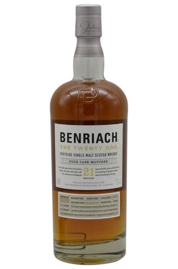The BenRiach Four Cask Maturation 21 Year Old Single Malt Scotch Whisky