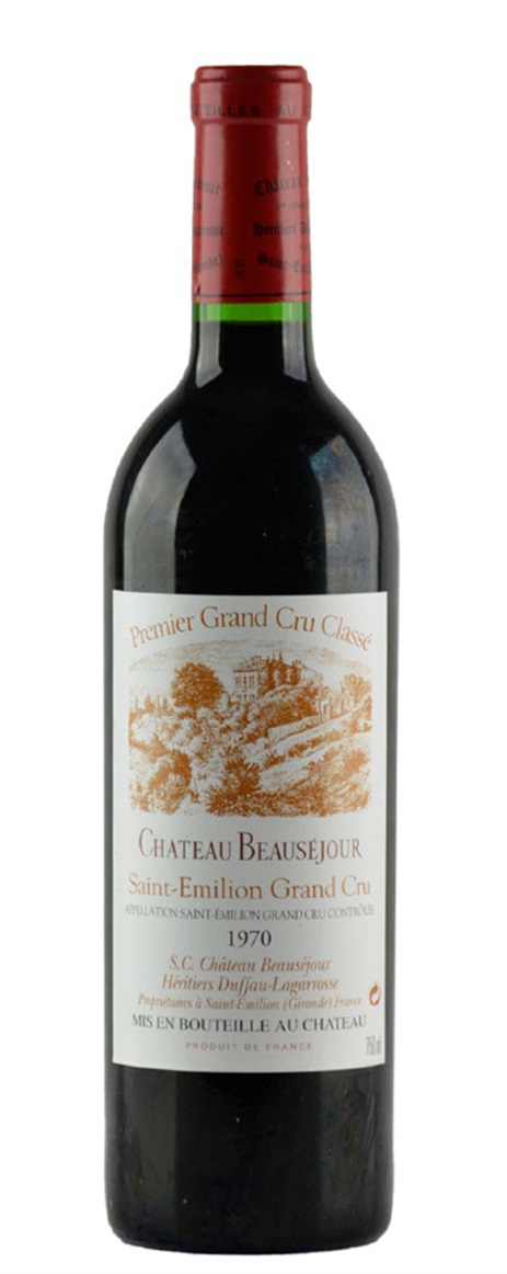 1972 Beausejour (Duffau Lagarrosse) Bordeaux Blend