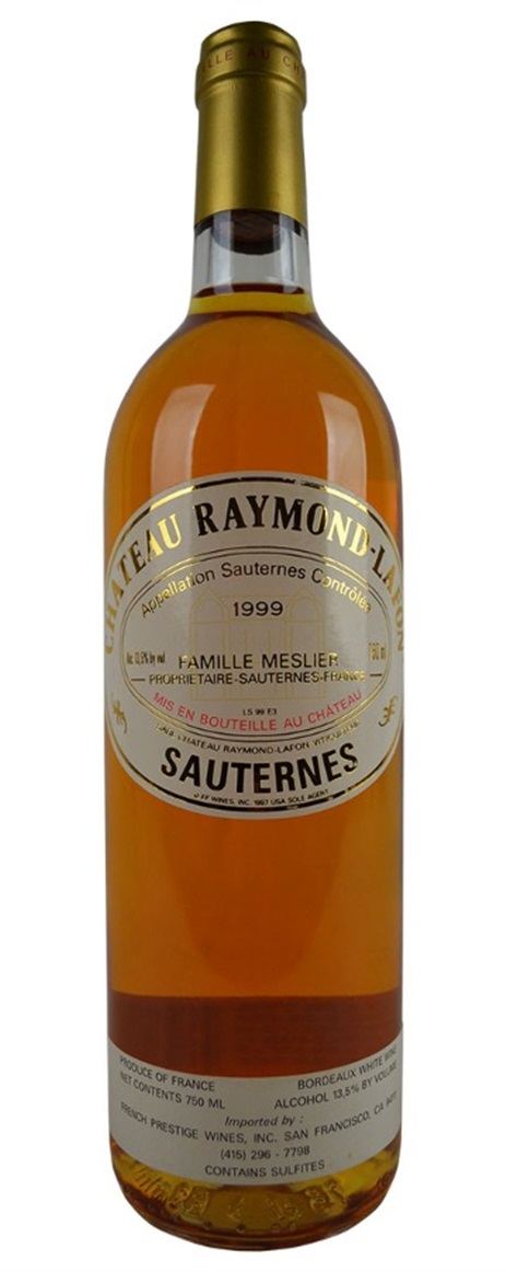 1999 Raymond-Lafon Sauternes Blend