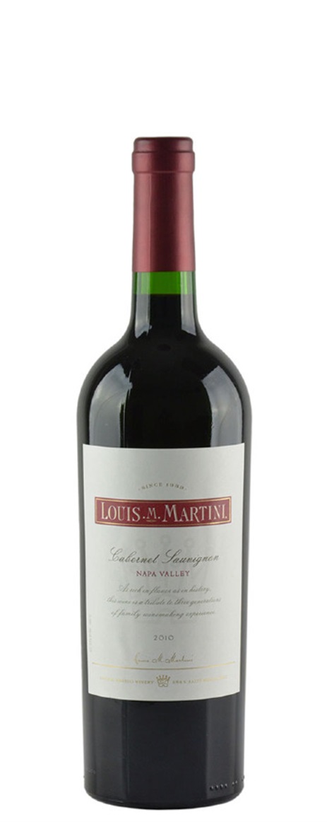2010 Louis M. Martini Cabernet Sauvignon Napa