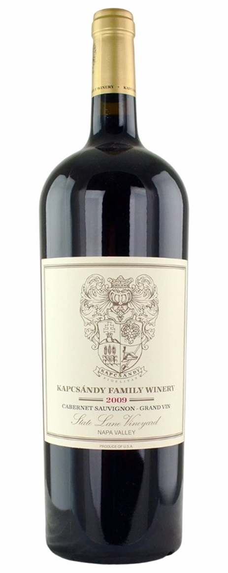 2009 Kapcsandy Family Winery Cabernet Sauvignon Grand Vin  State Lane Vineyard