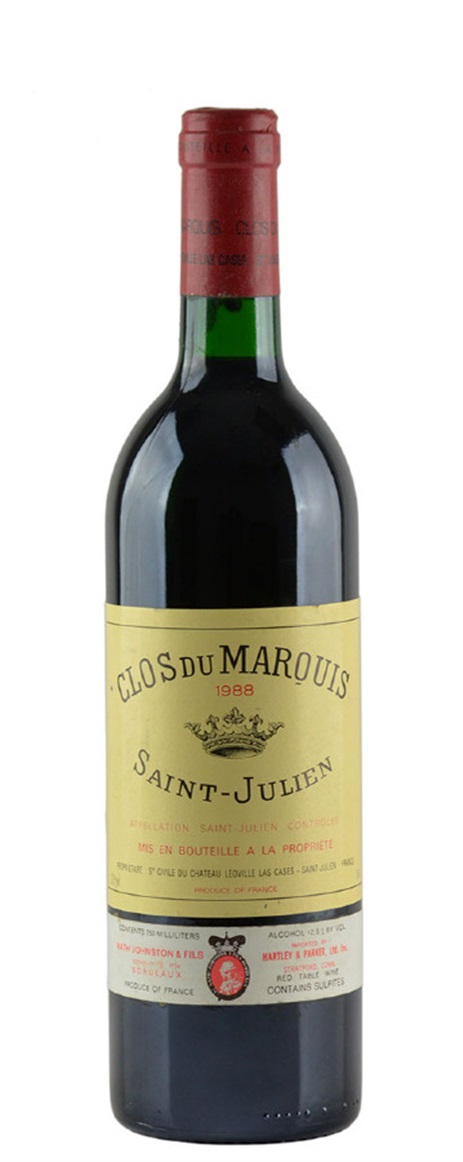 1989 Clos du Marquis Bordeaux Blend