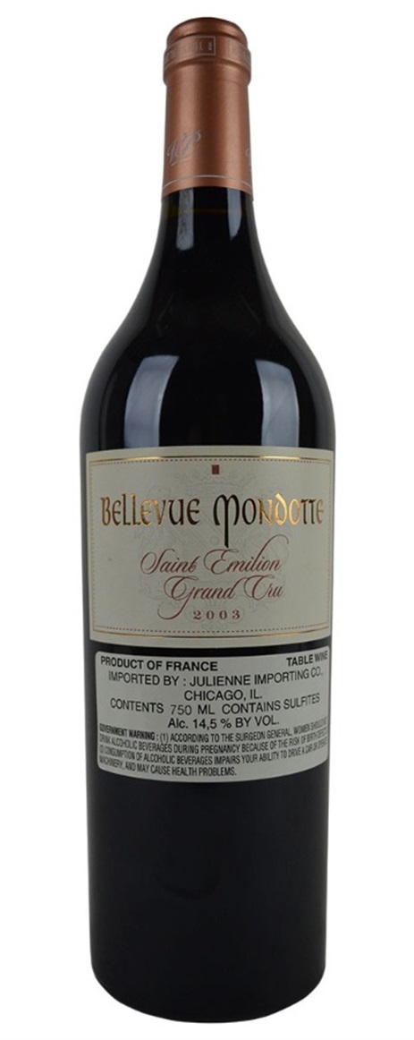 2002 Bellevue Mondotte Bordeaux Blend