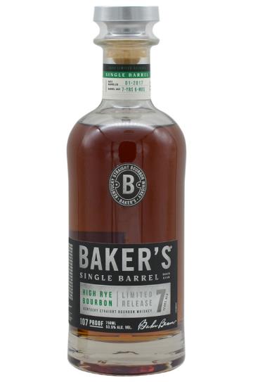 Baker's Single Barrel High Rye 7 Year Kentucky Straight Bourbon Whiskey