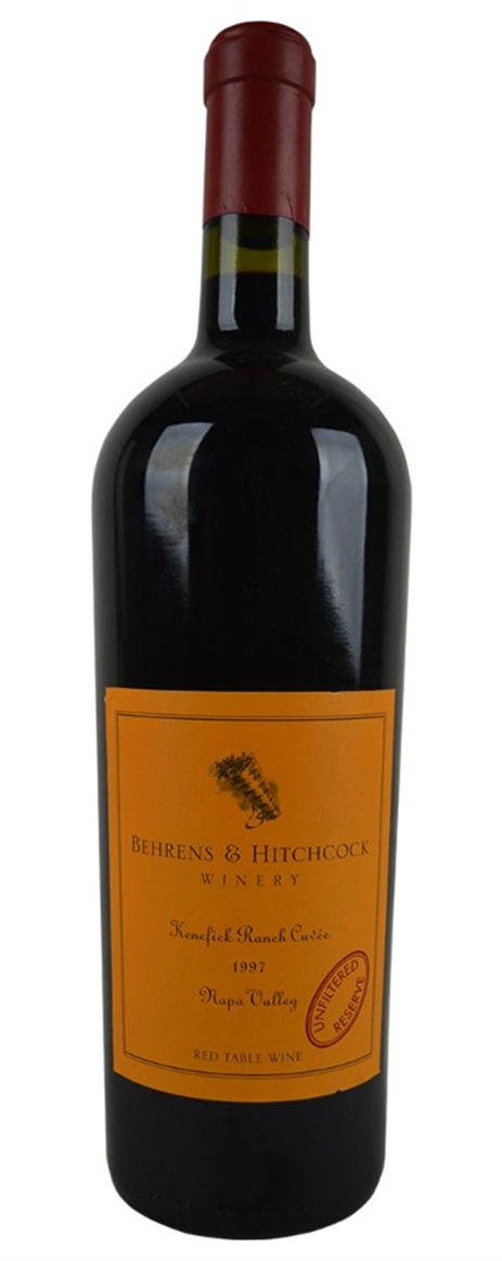 1997 Behrens and Hitchcock Kenefick Cuvee Unfiltered Reserve Proprietary Red