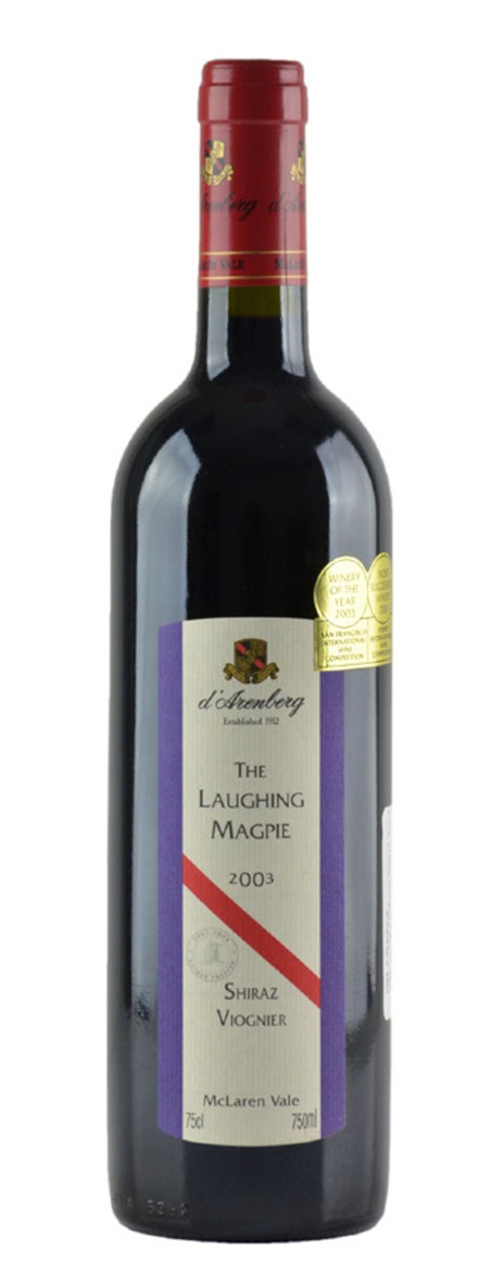 2002 d'Arenberg The Laughing Magpie Shiraz/Viognier