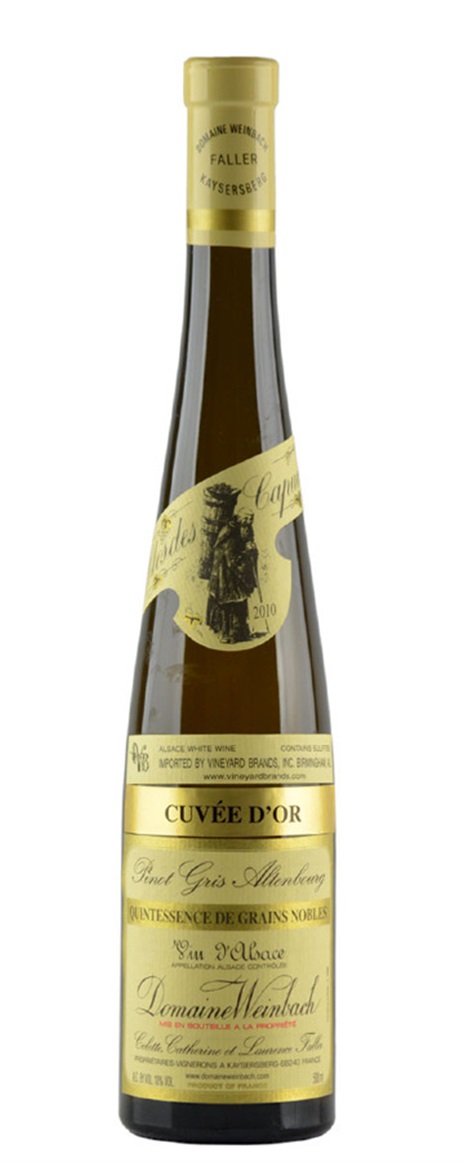2010 Domaine Weinbach Pinot Gris Altenbourg Cuvee d'Or Quintessence de Grains Nobles