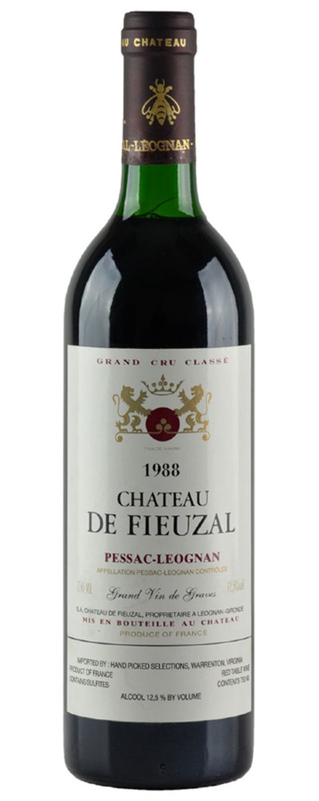 1989 De Fieuzal Bordeaux Blend
