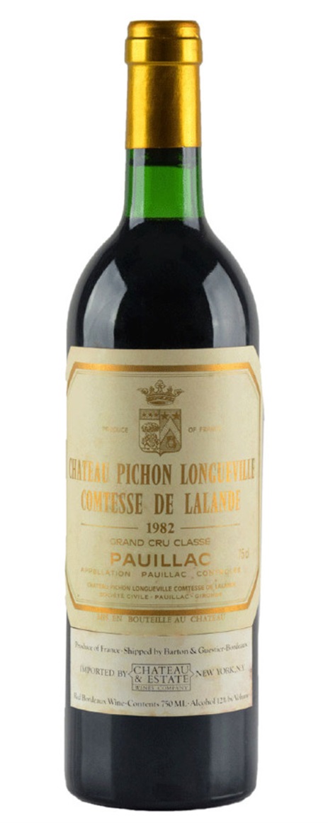 1982 Pichon-Longueville Comtesse de Lalande Bordeaux Blend