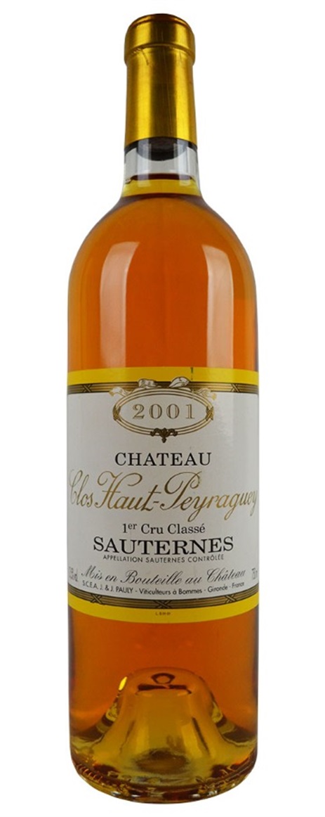 2001 Clos Haut Peyraguey Sauternes Blend