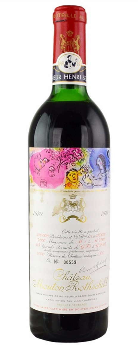 1967 Mouton-Rothschild Bordeaux Blend