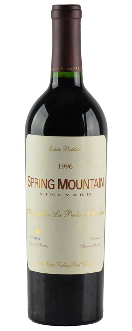 1993 Spring Mountain Vineyard Miravalle la Perla Chevalier Proprietary Red Wine