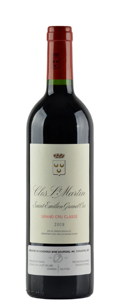 2011 Clos St Martin Bordeaux Blend