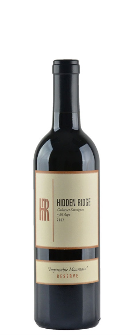 2012 Hidden Ridge Cellars Cabernet Sauvignon Impassable Mountain