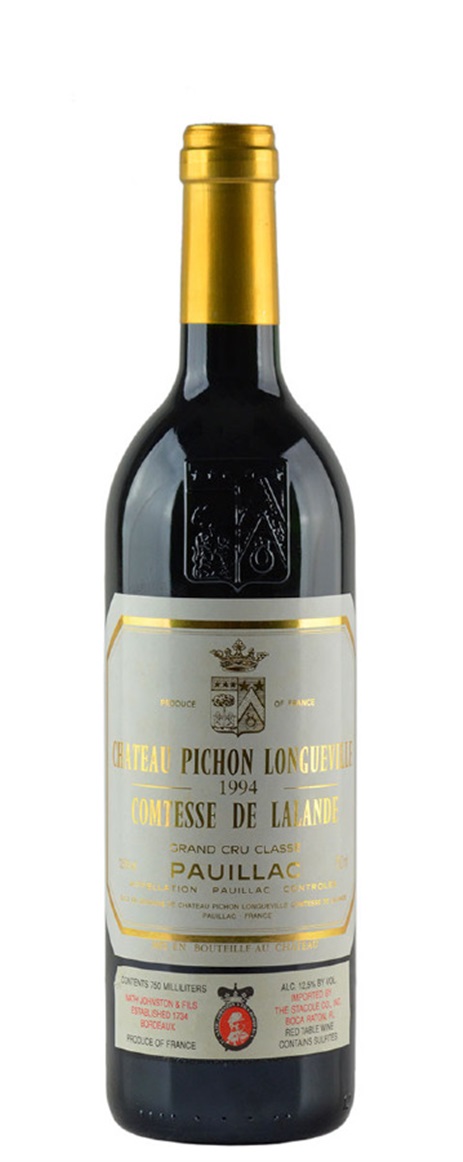 1996 Pichon-Longueville Comtesse de Lalande Bordeaux Blend